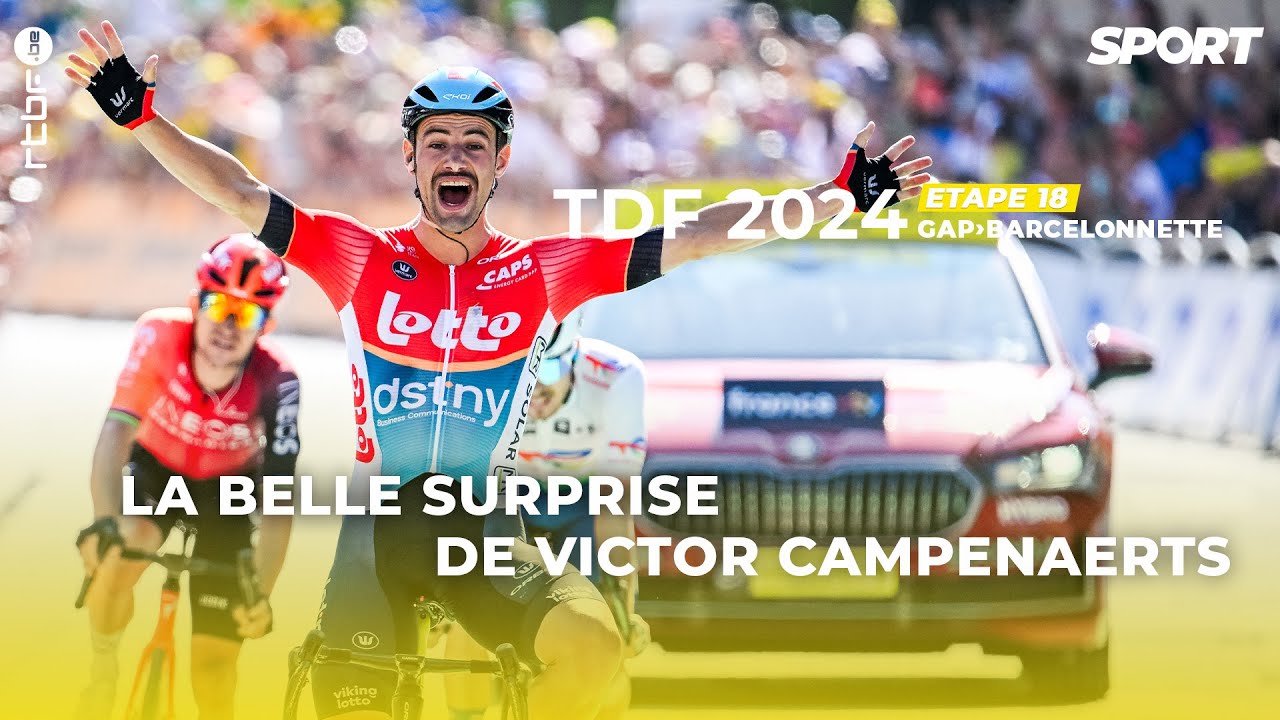 Victor Campenaerts surprend Kwiatkowski lors de la 18e &eacute;tape du Tour de France : le r&eacute;sum&eacute;