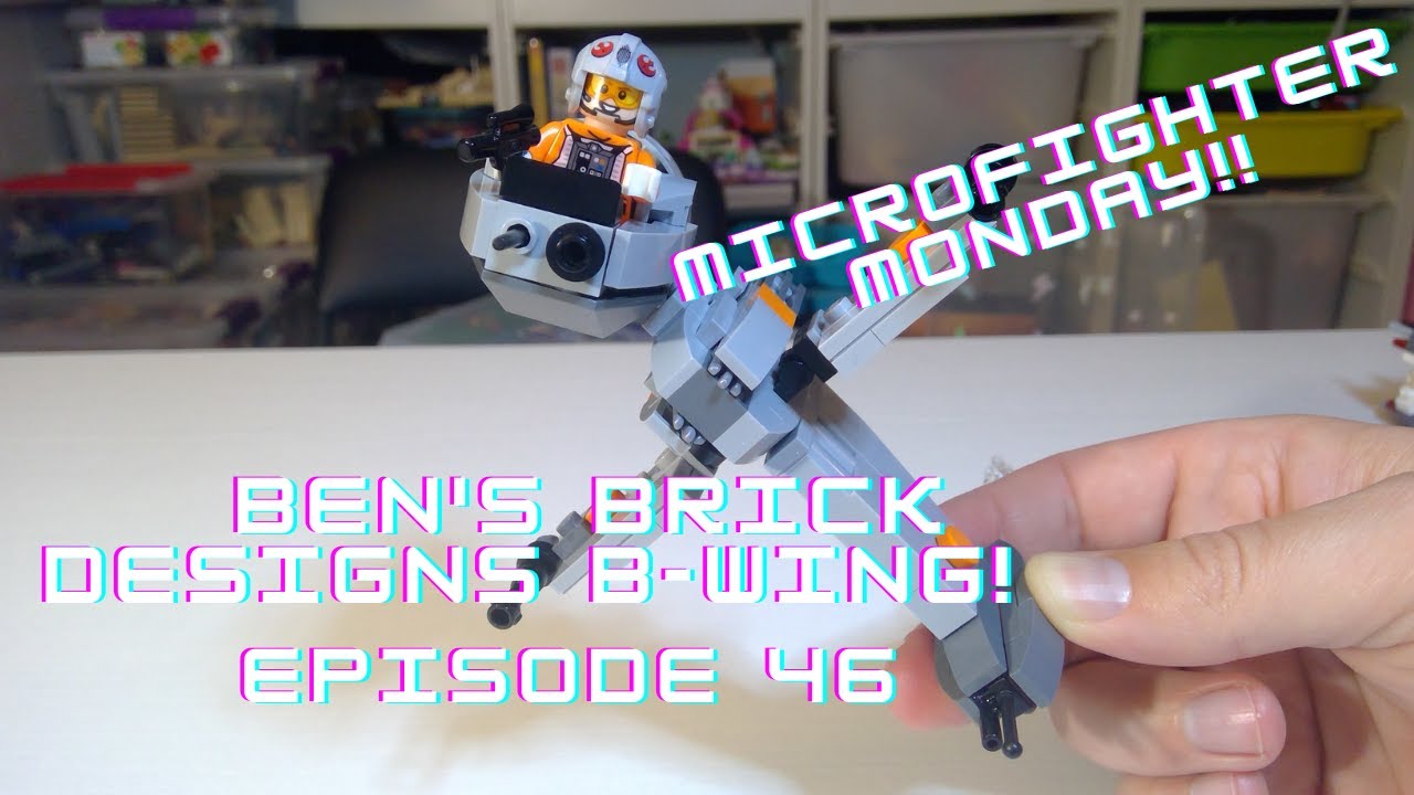 Lego Star Wars B-Wing review from Ben's Brick Designs EP: 46