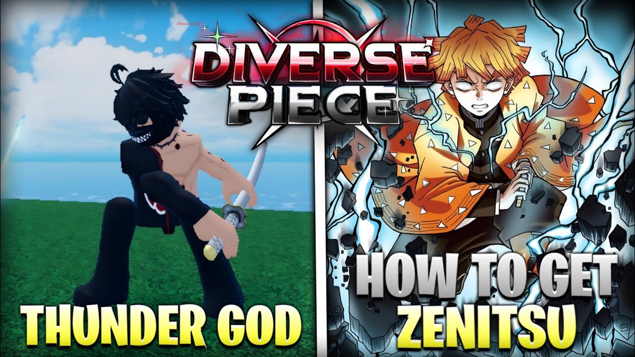 Diverse Piece | ZENITSU AGATSUMA | Showcase + Tutorial Como Obter Zenitsu (Op Sword) #diversepiece