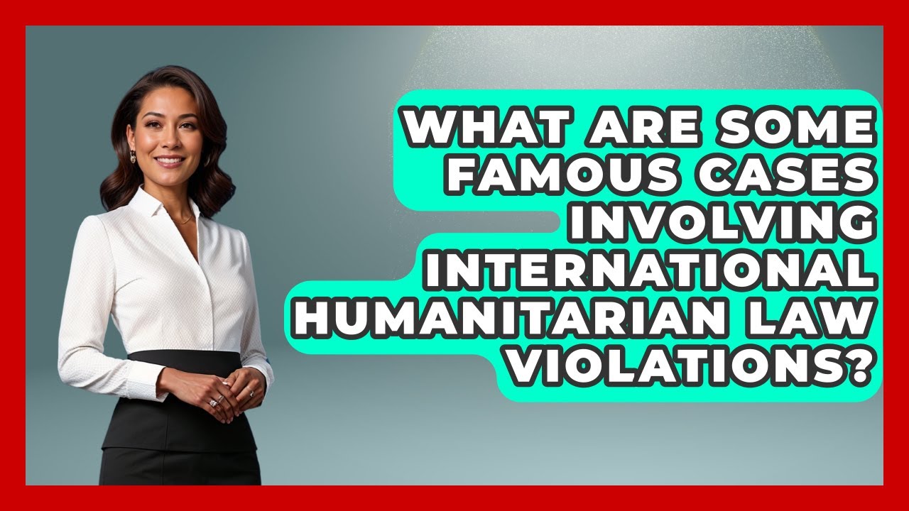What Are Some Famous Cases Involving International Humanitarian Law Violations?