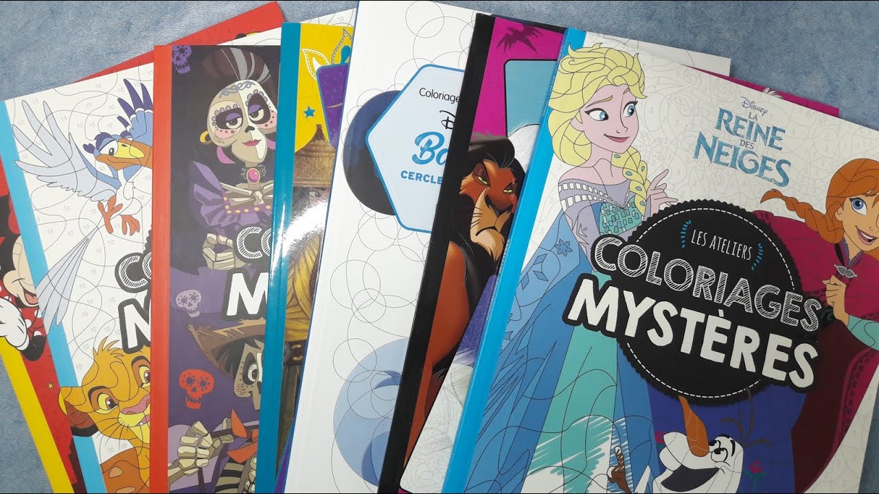 Ma collection de livres de coloriage partie 1