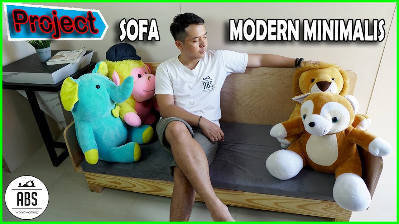 DIY MODERN INDOOR SOFA - MEMBUAT SOFA MODERN MINIMALIS