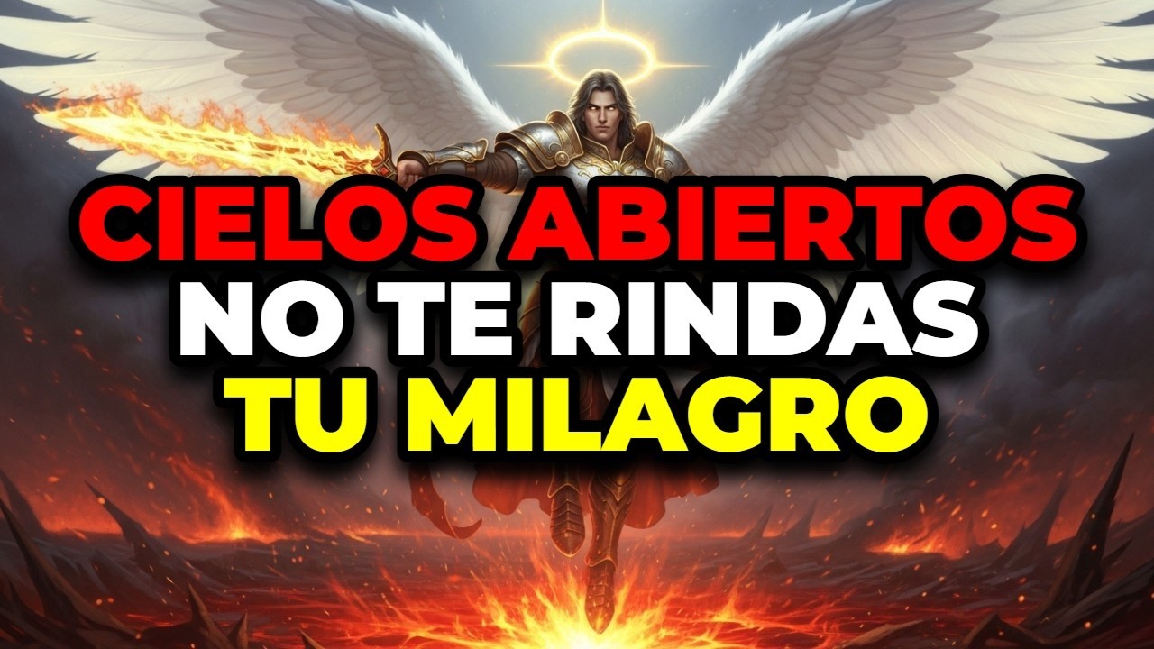 ELEGIDO, NO TE RINDAS AHORA PORQUE LAS PUERTAS DEL CIELO SE ESTÁN ABRIENDO PARA TU VIDA