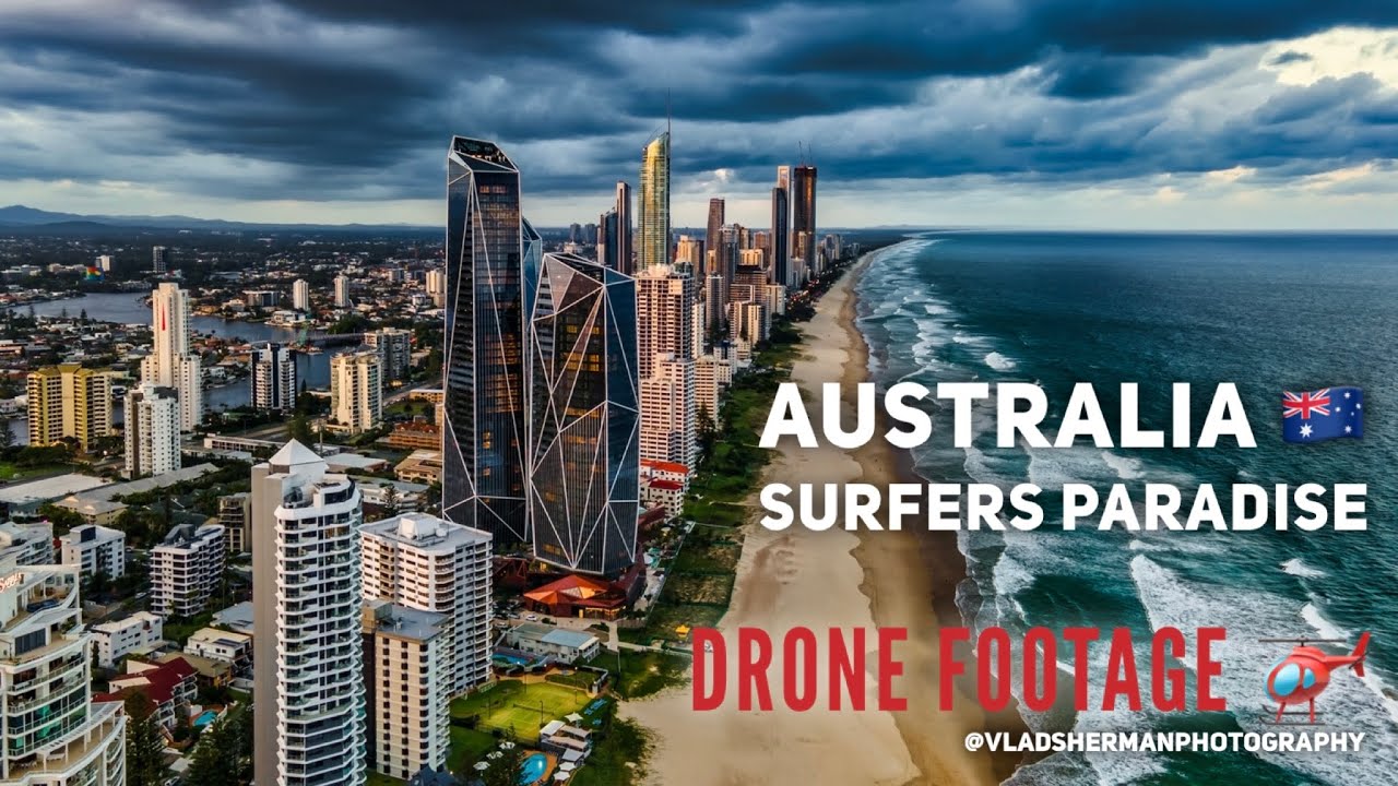Surfers Paradise, Gold Coast, Queensland, Australia 🇦🇺 4K Drone Footage 🚁