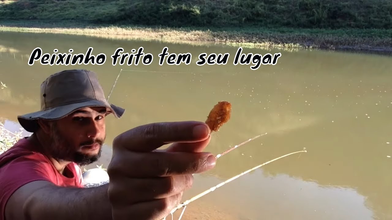 PESCARIA DE CARÁ E UM FRITO NA BEIRA DO RIO!