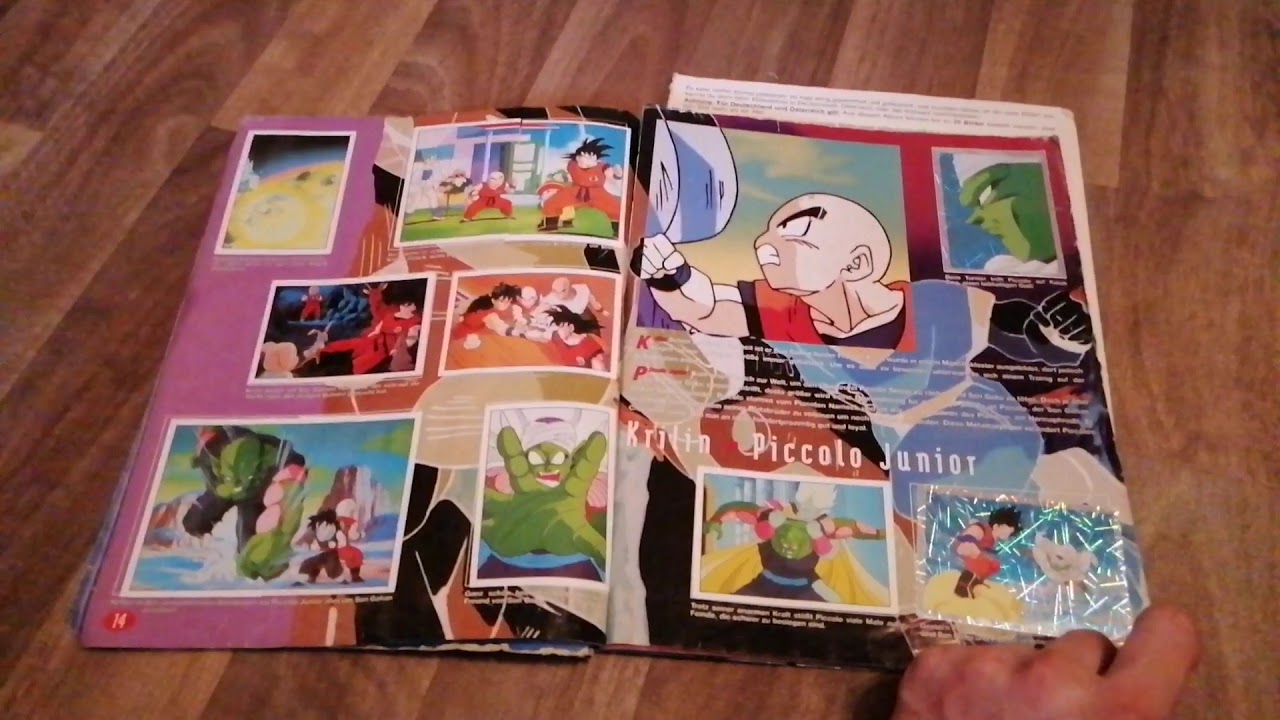DragonBall Z sticker album complete by Panini