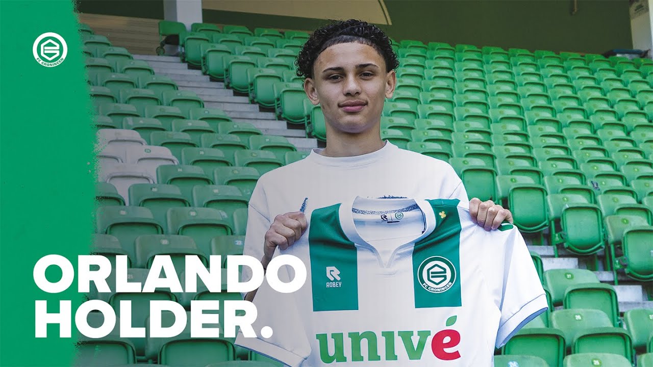 EERSTE CONTRACT voor ORLANDO HOLDER bij FC Groningen.