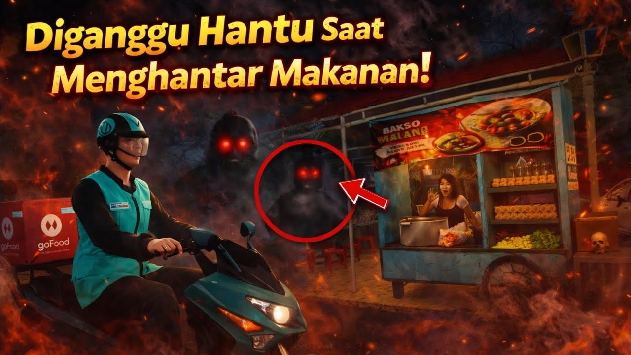 MENJADI RIDER MENGHANTAR MAKANAN PADA WAKTU MALAM|OJOL BAKSO MALANG[ROBLOX MALAYSIA]