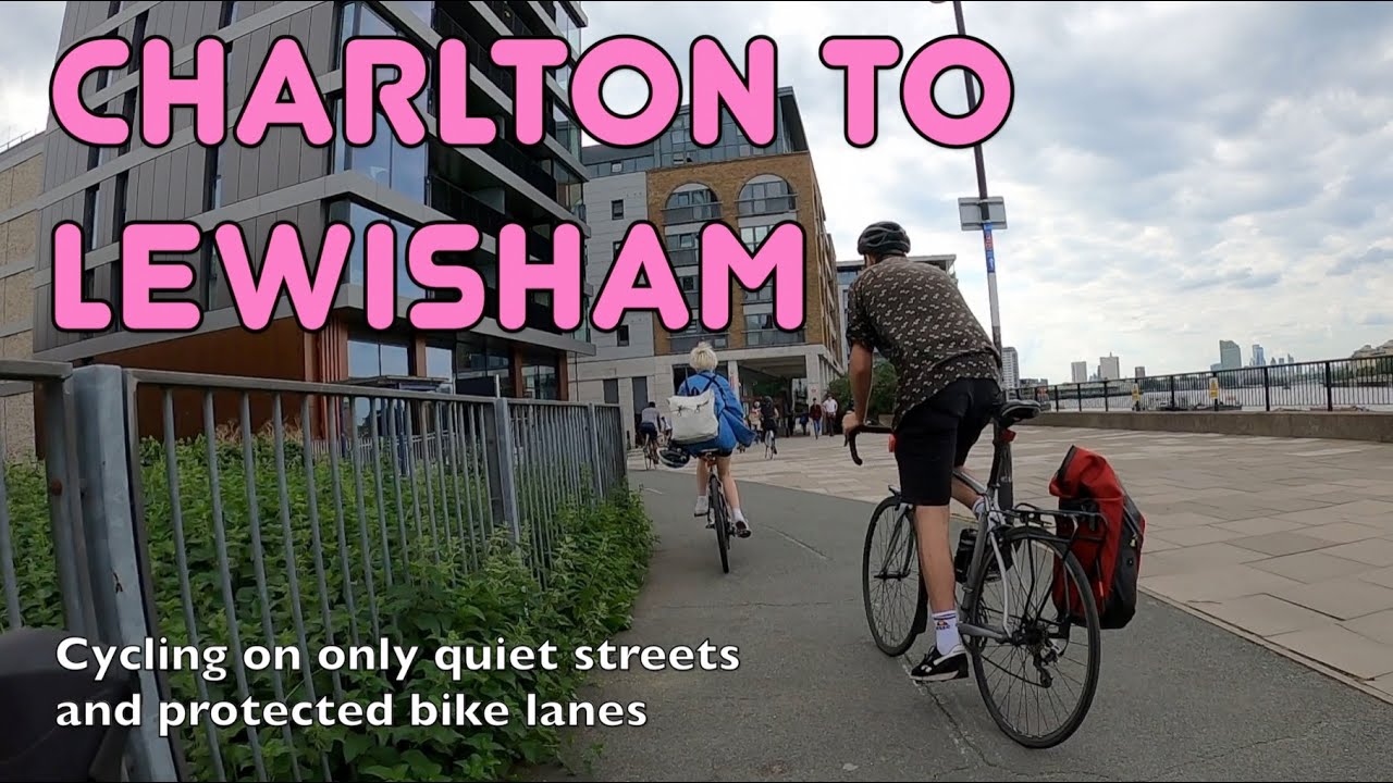 The best way to cycle from Charlton to Lewisham