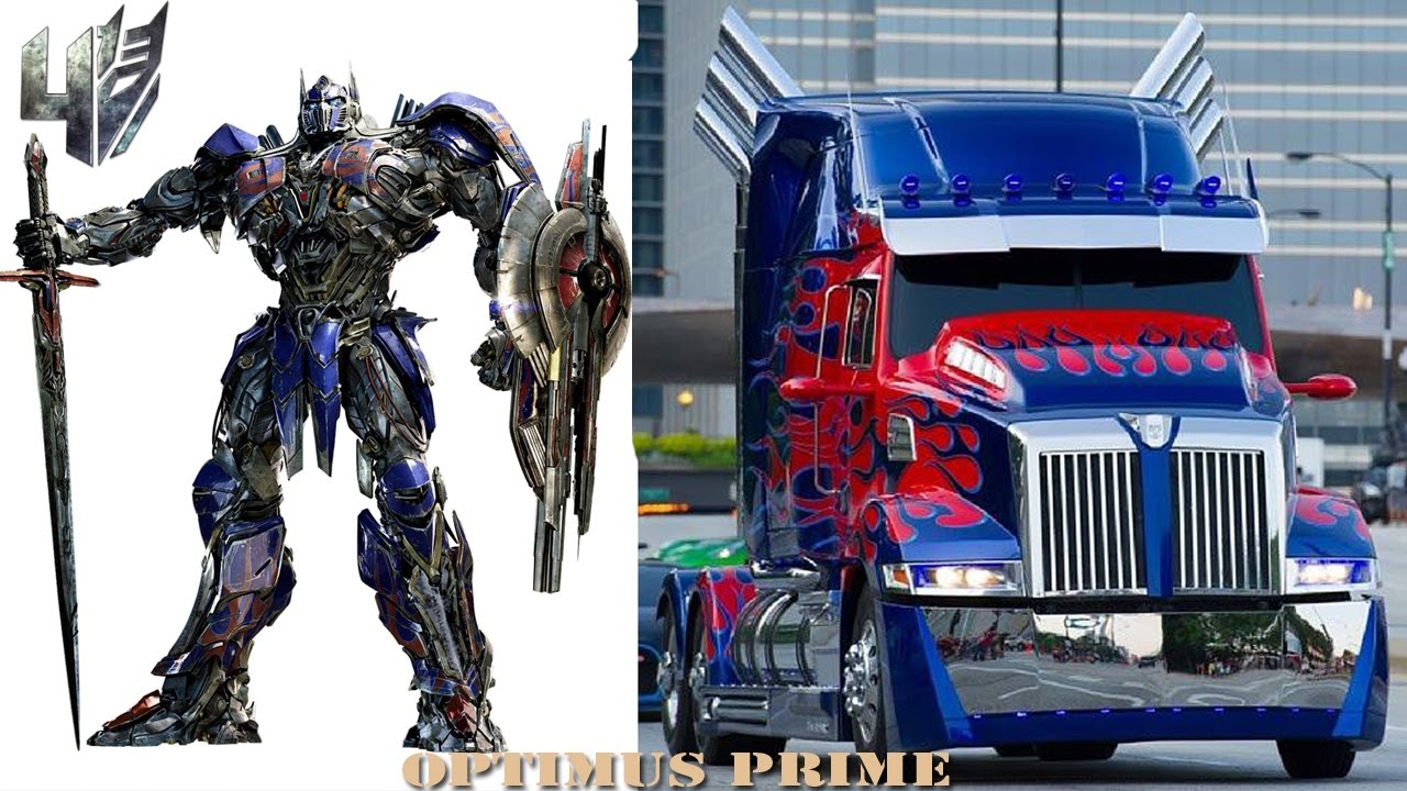 Transformers 4 Characters Cars & Trucks in Real Life