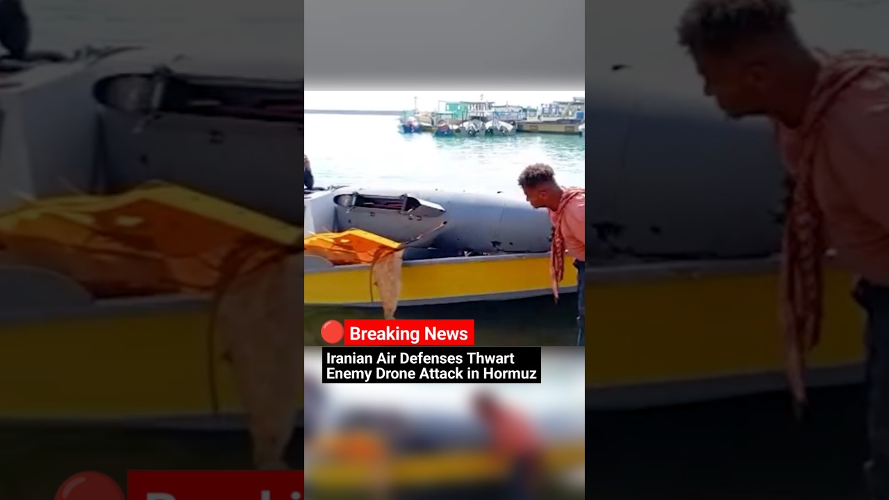 🔴 BREAKING NEWS: Iranian Air Defenses Thwart Enemy Drone Attack in the Strait of Hormuz