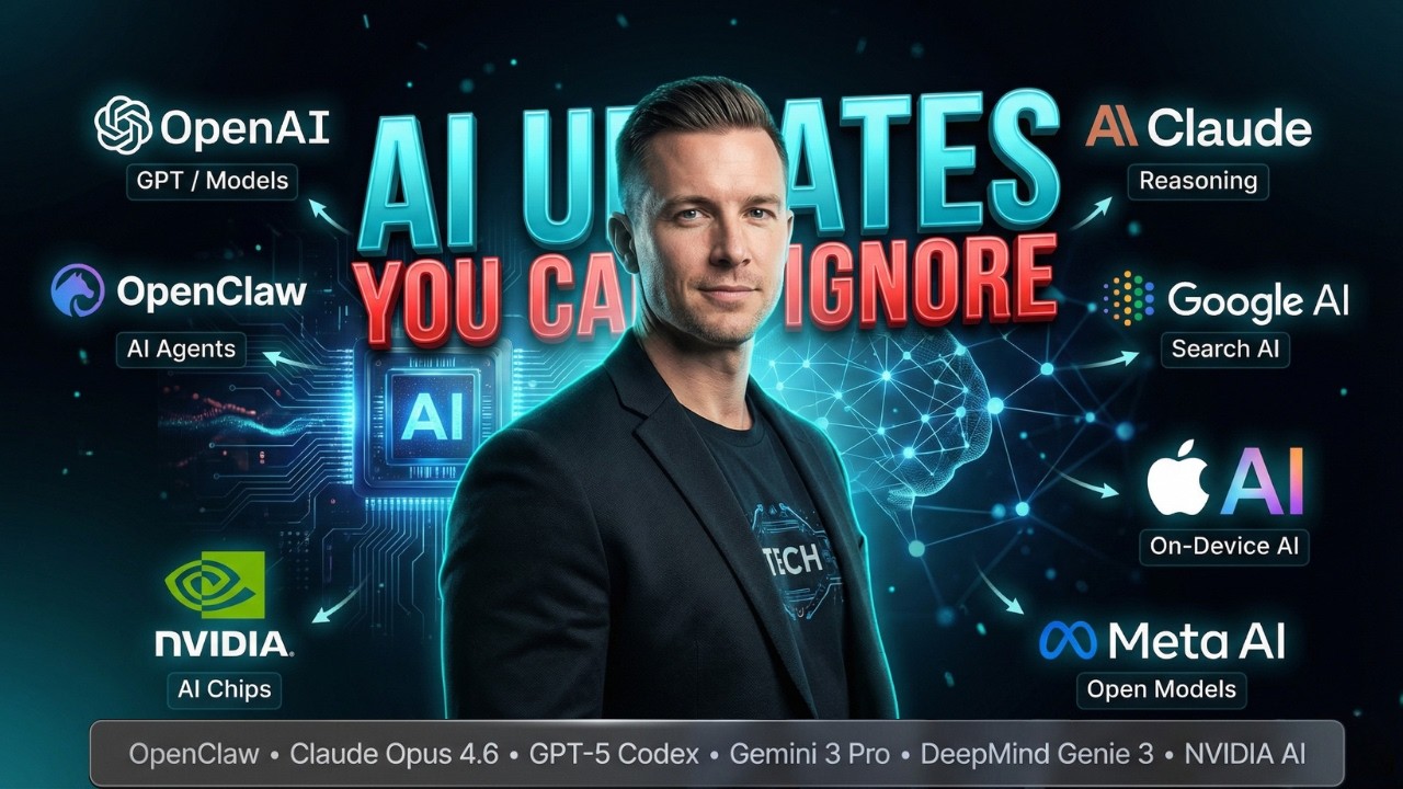 OpenClaw AI Agent, Opus 4.6 Security Shock, GPT-5.3 Tests & DeepMind Genie 3 Explained