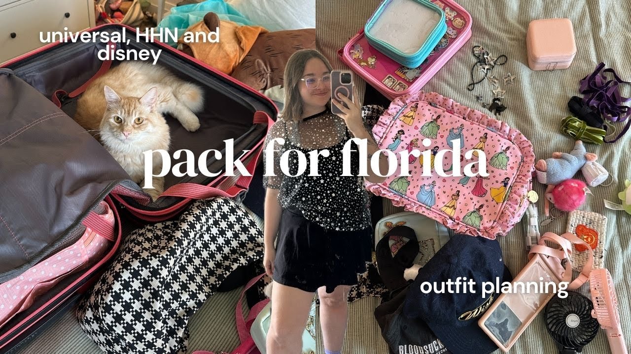 Pack With Me for Florida - Universal Studios, EPIC Universe, HHN & Disney World