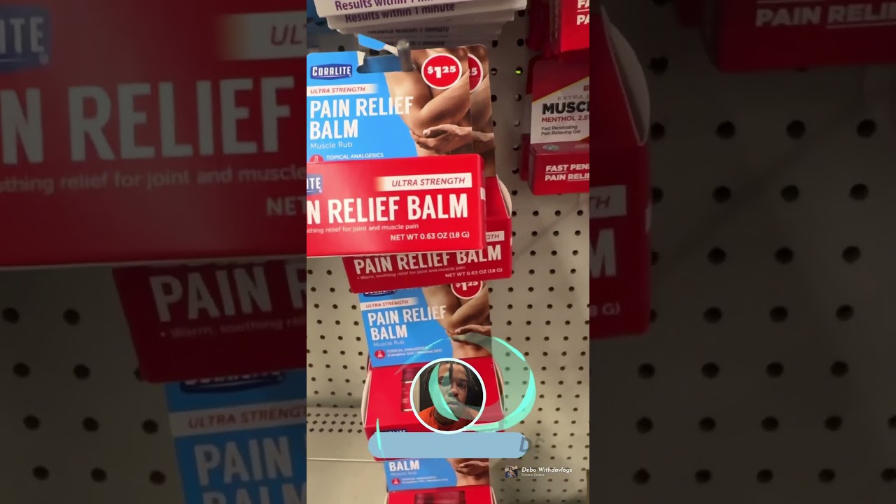 Ultra Stregth Pain Relief Balm #dollartreefinds #dollartree #new #fyp #haul #shopping #bargain