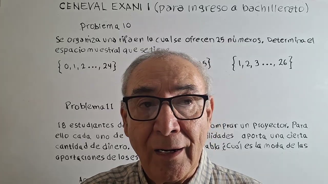 Video 10y11/40 [Guía de estudios para examen de admisión a bachillerato]
