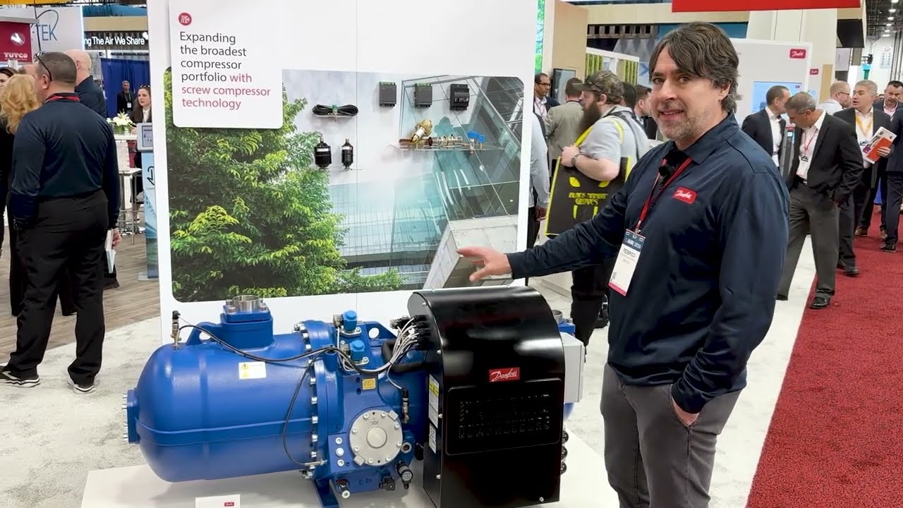 Danfoss at AHR 2026: Introducing the Palladio KS1 Twin Screw Compressor for chillers & heat pumps