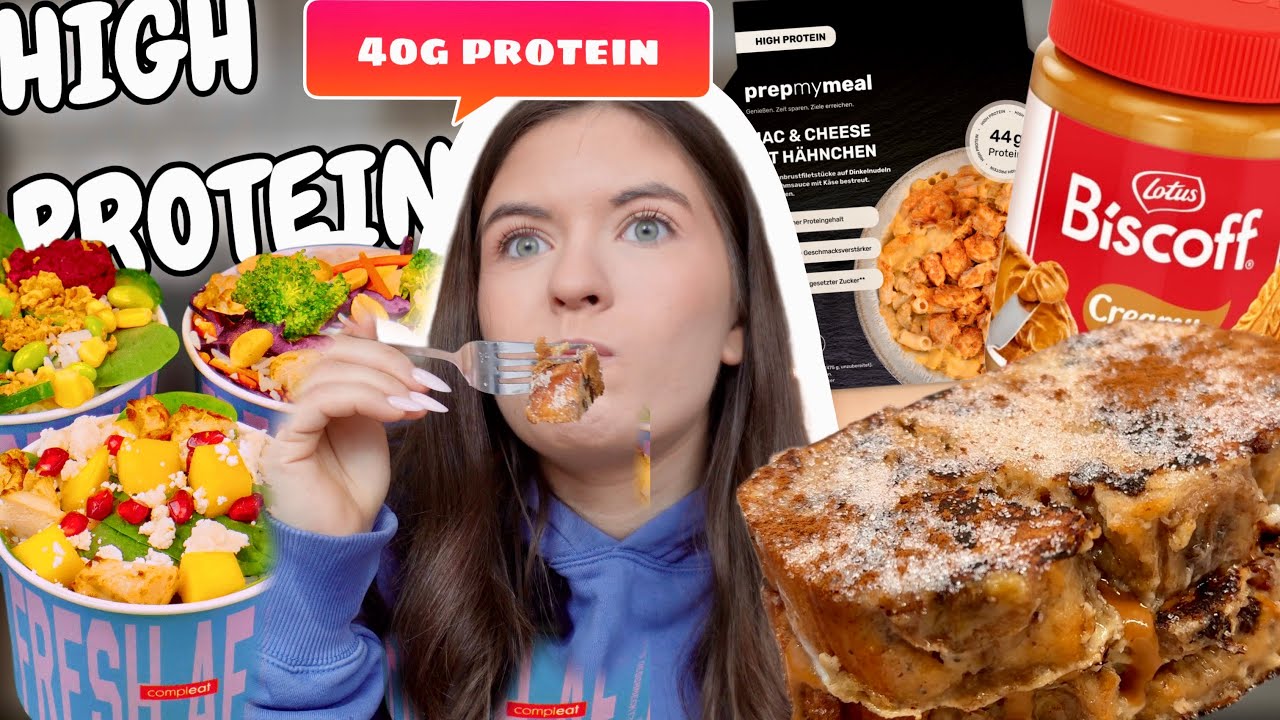 24h nur HIGH PROTEIN PRODUKTE essen🤯🤯🛒