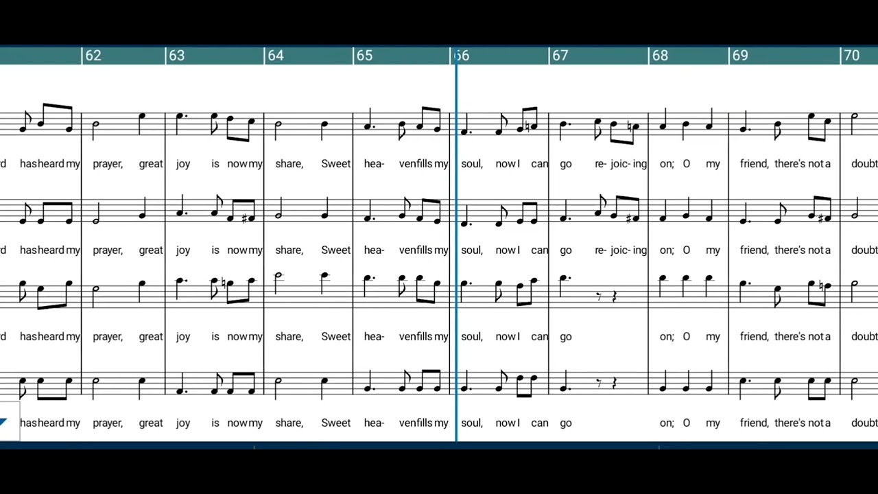 I Know He Heard My Prayer - SATB