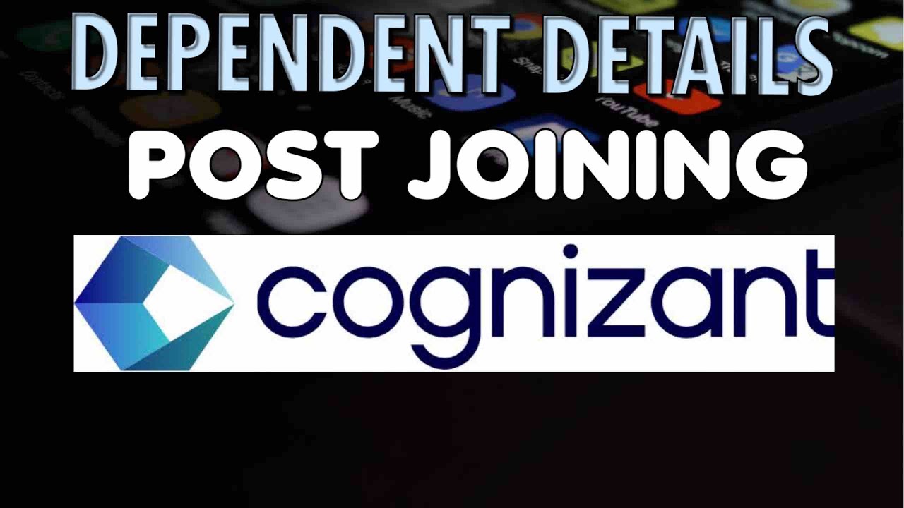 Dependent detail || POST JOINING || How to Fill Dependent Details || #cognizant #genc #POSTJOINING