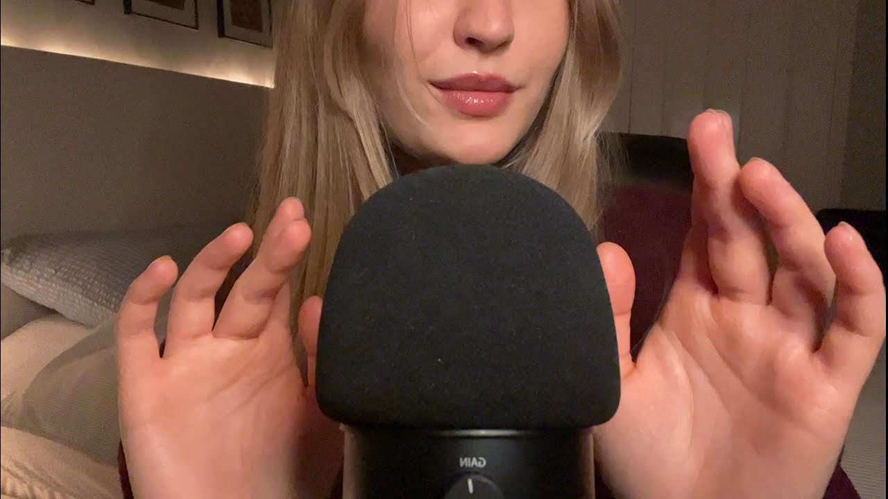 Asmr | Hand sounds, natural nail tapping, mic scratches, and mouth sounds