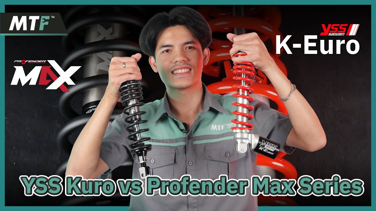 งบไม่ถึงสามพัน เอาโช้คตัวไหนดี? Profender Max-Series VS YSS K-Euro