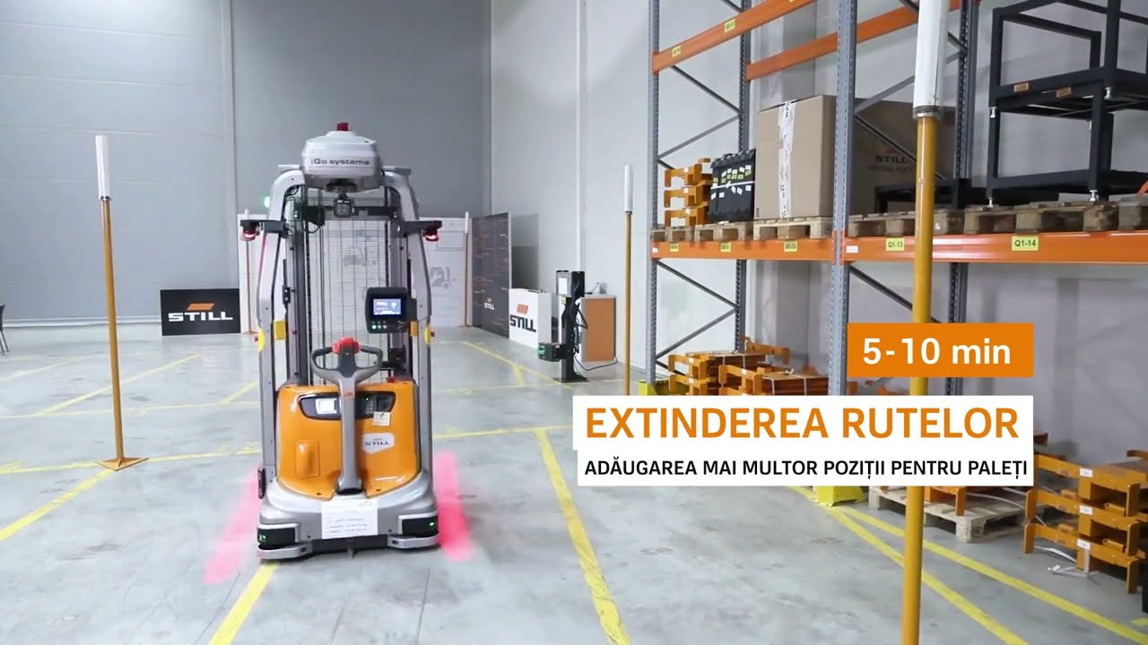 STILL EXV iGo - Transpaletul automatizat EXV 14-20 iGo este ușor de pus în funcțiune