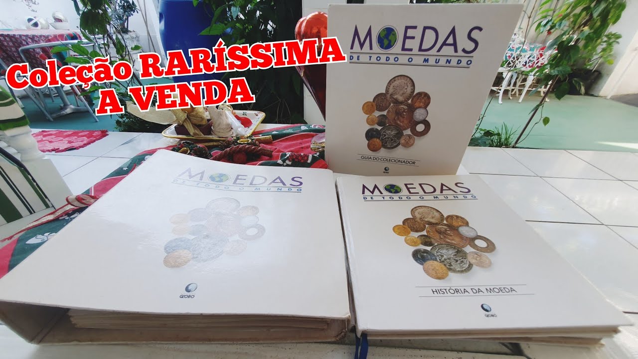 Coleção de moedas do mundo Editora GLOBO, material RARÍSSIMO pra venda.