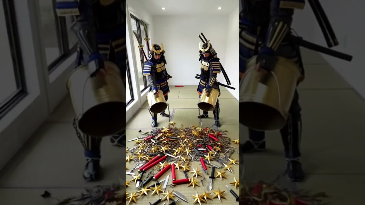 Samurai Turn Tatami Into a Weapon Floor 🤯