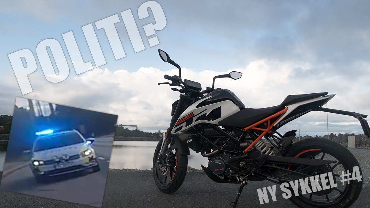 Stoppa av politiet | Tester KTM Duke 125 2018 | Ny sykkel # 4 | NORSK MOTOVLOG