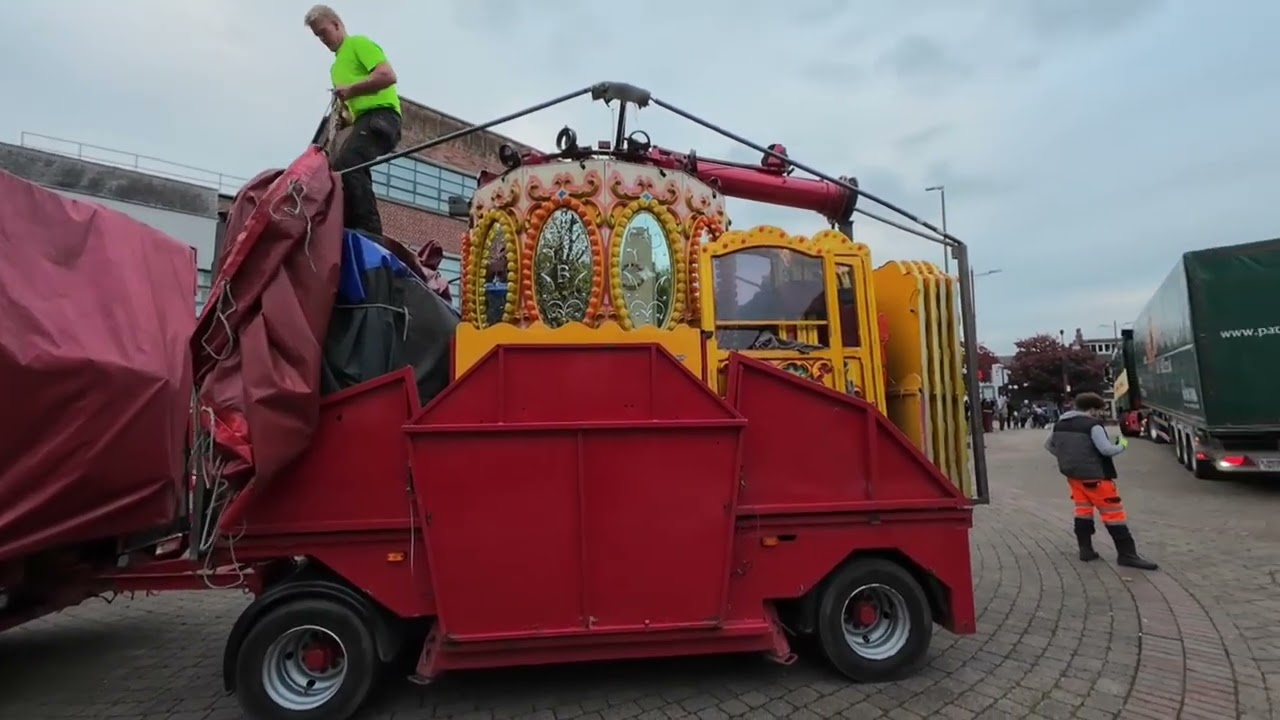 ILKESTON CHARTER FUNFAIR 2024 | MARKET PLACE PULL ON | BUILD UP