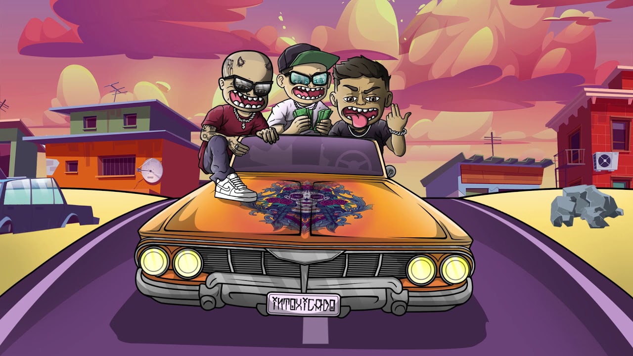 Intoxicado - Askonegang & Aldri pineda Ft B raster ( video Animado )