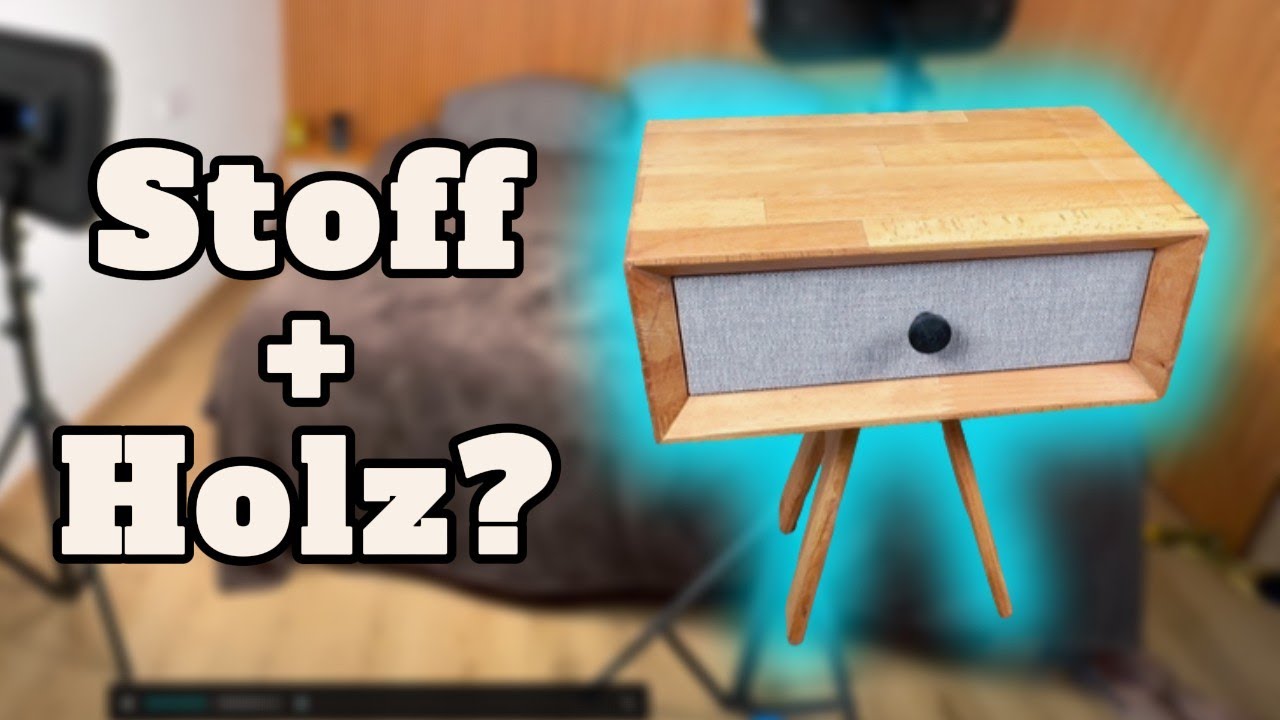 Wie du einen Nachttisch aus Stoff baust 🔧🪵