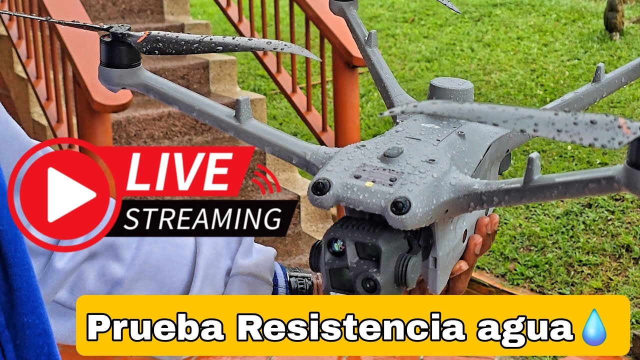 Prueba en Directo Drone Resistente al Agua 💧¡HATU está emitiendo en directo!