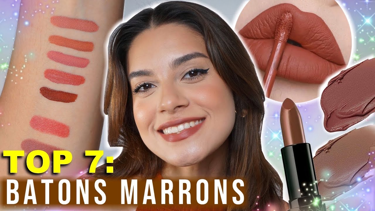 TOP 7 dos meus  BATONS MARRONS FAVORITOS!