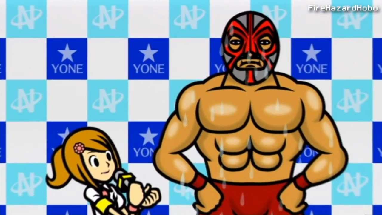 Minna no Rhythm Tengoku [Rhythm Heaven Wii] - Wrestler Interview