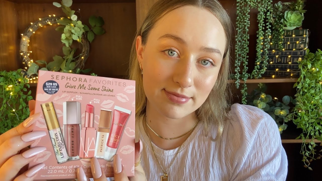ASMR Lipgloss Application