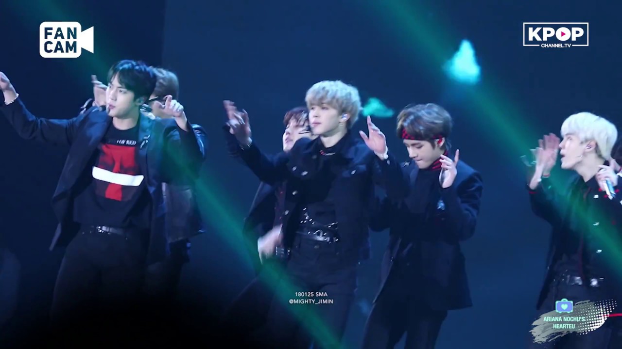 BTS - MIC DROP at Seoul Music Awards 2018 [Jimin Fancam]
