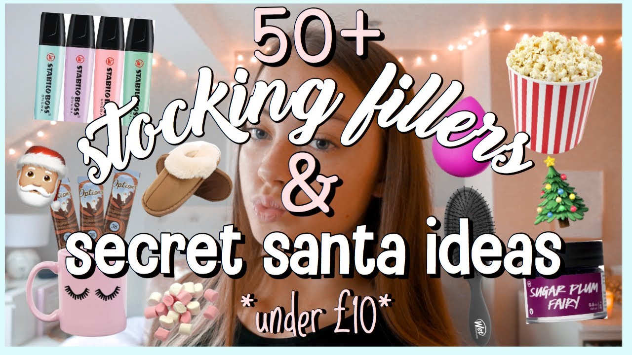 50+ STOCKING FILLER & SECRET SANTA IDEAS! *under £10*🎄💗