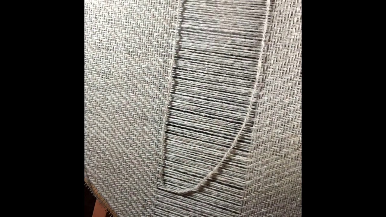 Triangle loom - 2x2 twill