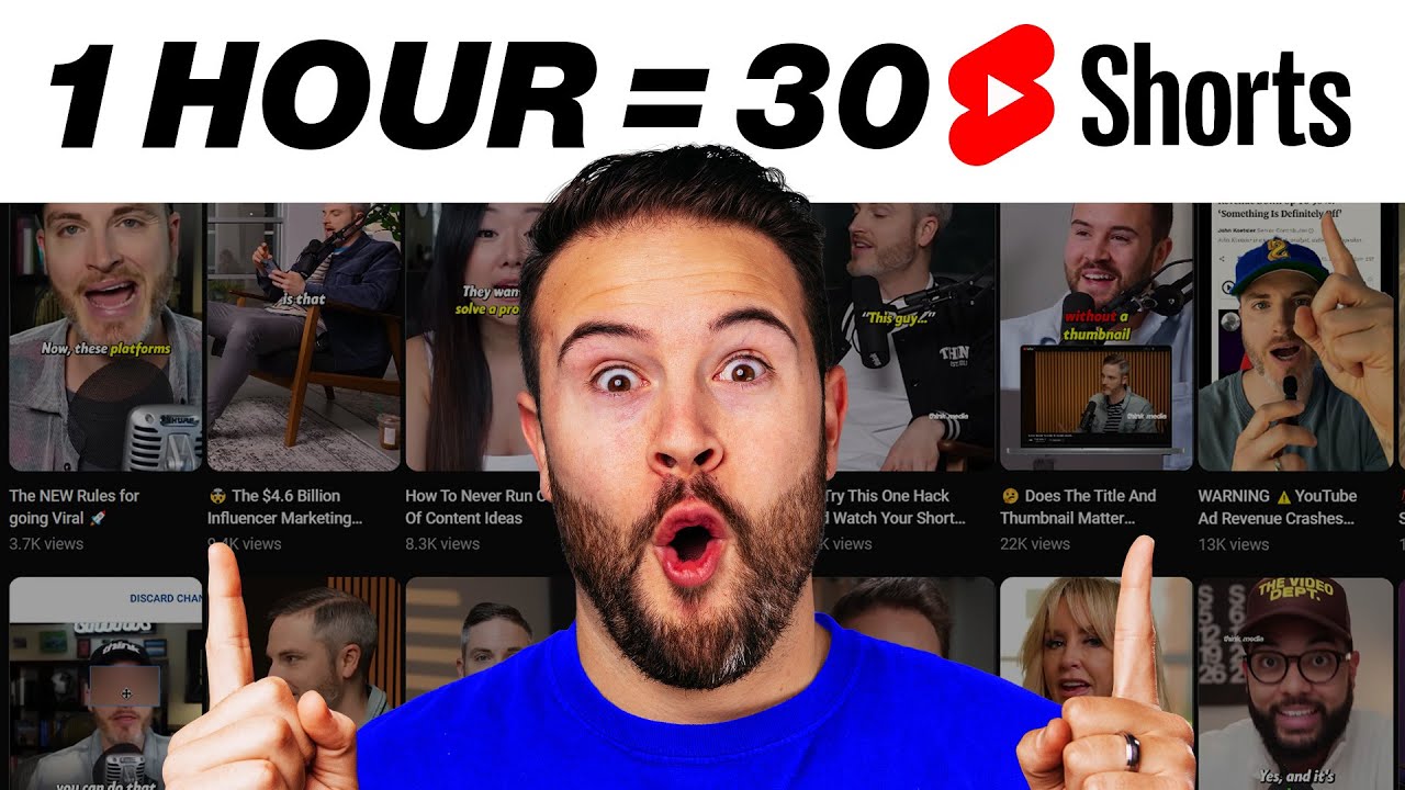 Как создать 30 коротких видео для YouTube за 1 час с помощью ИИ
