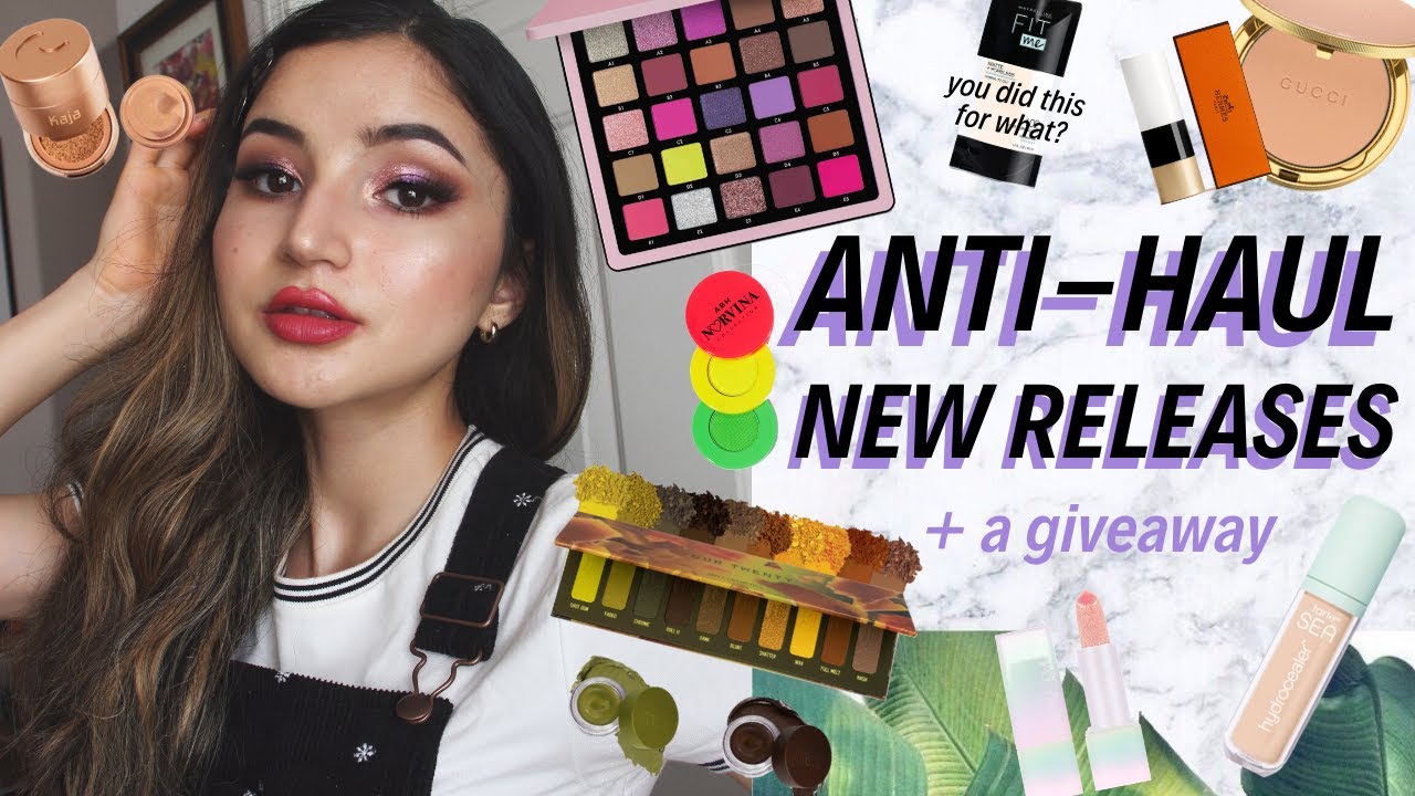 ANTI-HAUL ✰ norvina, melt, charlotte tilbury, and designer makeup | i'm truly 𝒷𝑒𝒻𝓊𝒹𝒹𝓁𝑒𝒹 + giveaway!
