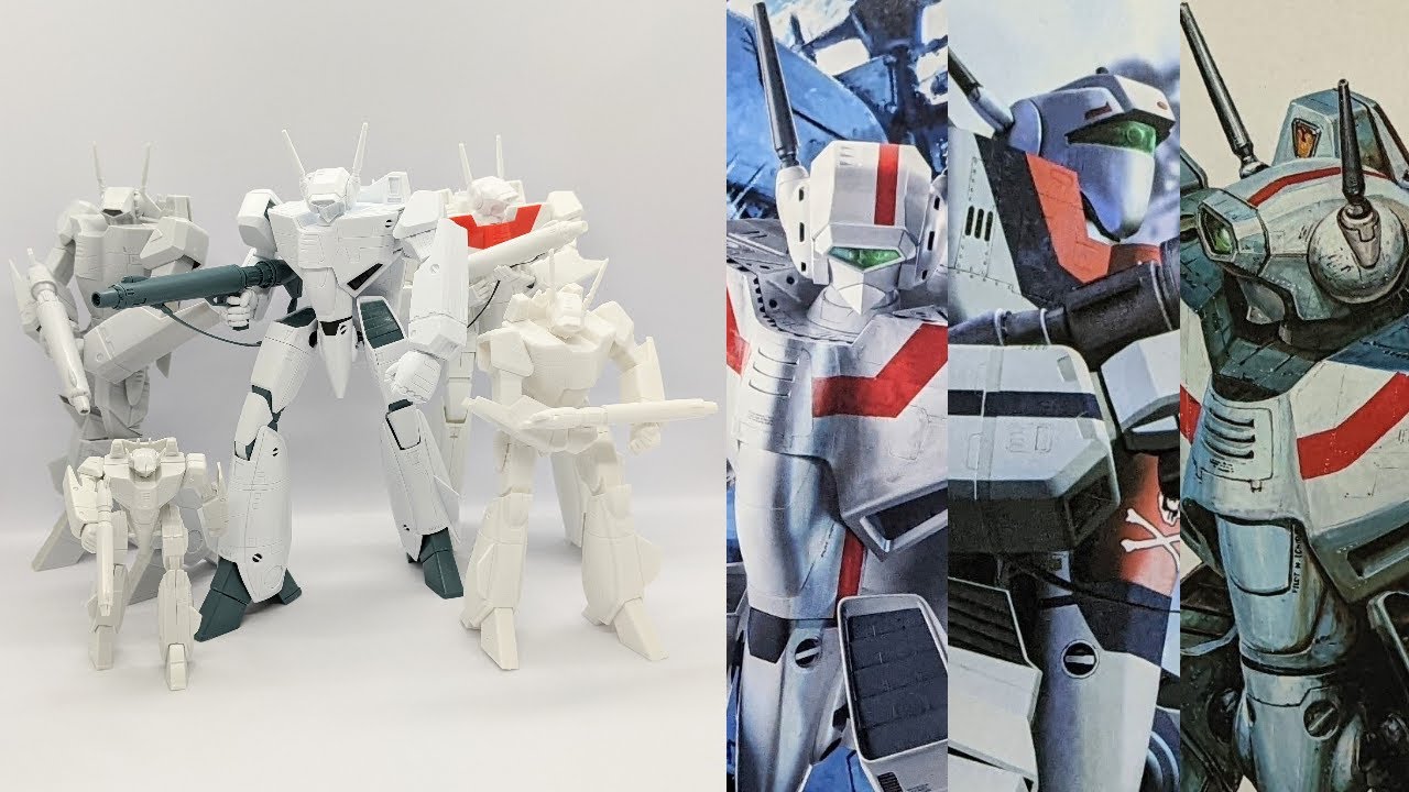 マックスファクトリーPLAMAX1/72バトロイドバルキリー＆ハセガワ1/72バトロイドバルキリー＆1/72イマイバトロイドバルキリー（バンダイ版）　レビュー