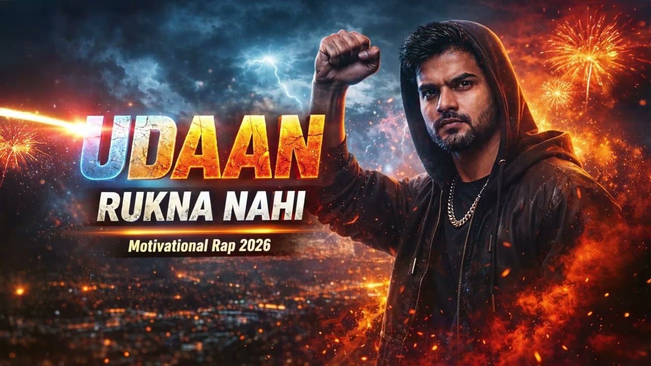 Udaan – Rukna Nahi 🔥 | Motivational Rap 2026 | Indian Desi Hip Hop | Official Video#hindirap #remix