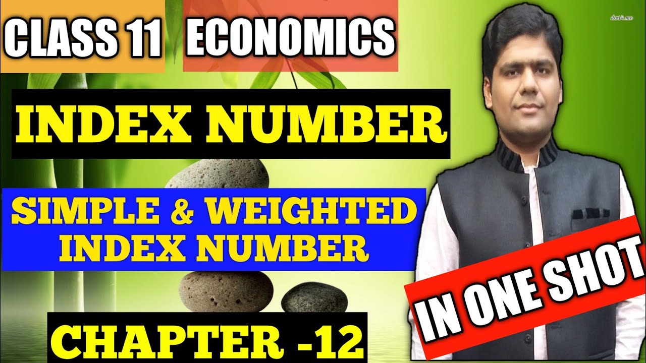 Index Number | Class 11 | STATISTICS Chapter - 12 | TR Jain | Sunny Jain | Economics & Economy