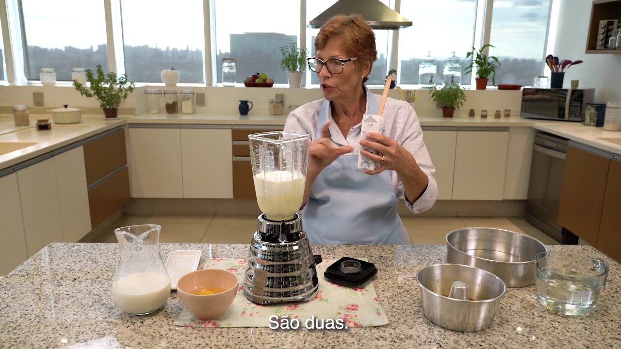 Pudim de Leite MOÇA - Cozinhando em Libras Receitas Nestlé