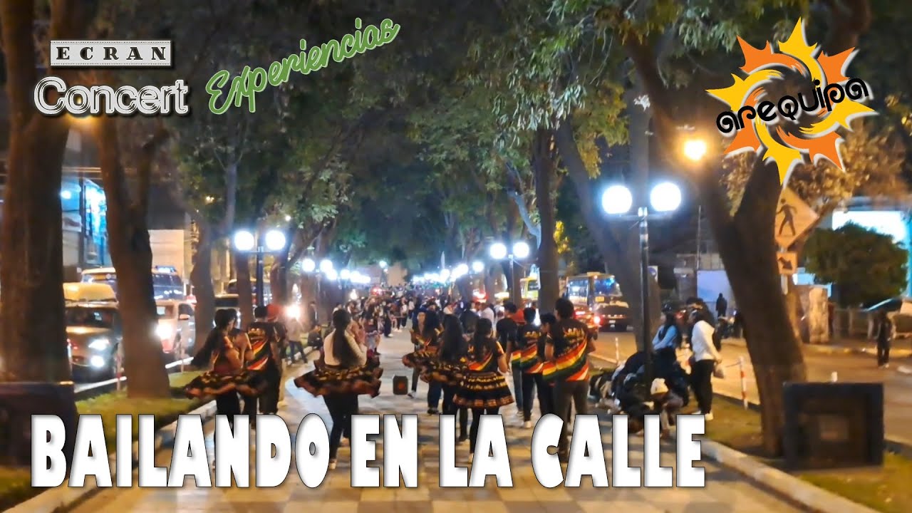 🇵🇪 JOVENES BAILANDO EN YANAHUARA (AREQUIPA - PERÚ). Cualquier sábado es bueno para practicar.