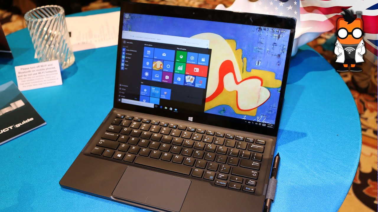 Dell Latitude 12 Hands On - 2 in 1 Tablet with Real Sense