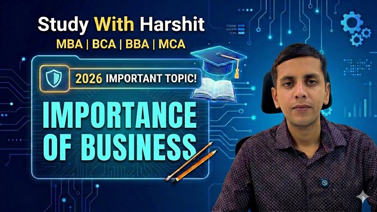 Важность бизнеса в экономическом развитии: объяснение 📈 Важная тема 2026 года | Учитесь с Харшитом