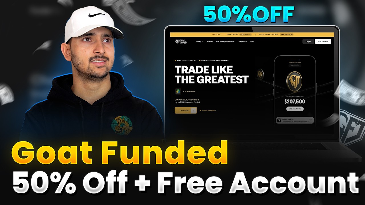 Goat Funded Trader 50% Off // Goat Funded Trader Honest Review // BOGO Offer