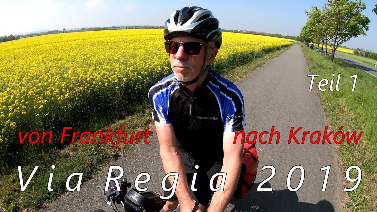 Radtour Via Regia nach Schlesien 2019, Oppenheim-Frankfurt/M.-Görlitz,  Bike tour, Teil 1